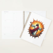 Jesus Overwinning Uitbarsting Vintage Gravure Shir Planner (Display)