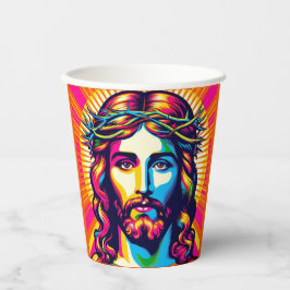 Jesus paper cups. papieren bekers