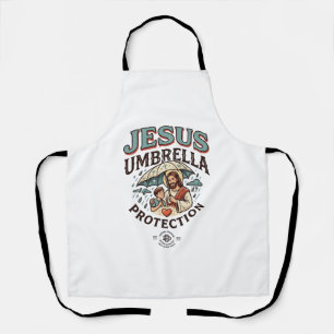 Jesus Paraplu Bescherming Jesus Paraplu Beschermin Schort