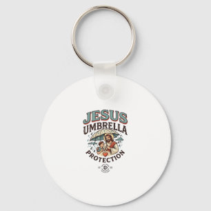 Jesus Paraplu Bescherming Jesus Paraplu Protectio Sleutelhanger