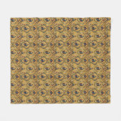 Jesus Patroon Fleece Deken (Voorkant (Horizontaal))
