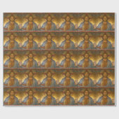 Jesus Pattern Wrapping Paper Cadeaupapier (Vlak)