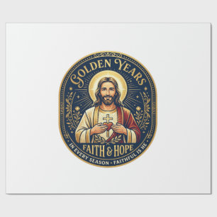 Jesus Pensioen Vintage T-shirt Christen Cadeaupapier
