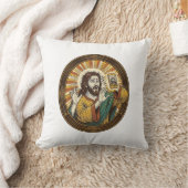Jesus Per Ongeluk Voorcamera Dubbele Kin Selfie E Kussen (Deken)