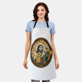 Jesus Per Ongeluk Voorcamera Dubbele Kin Selfie E Schort (Gedragen)