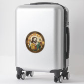Jesus Per Ongeluk Voorcamera Dubbele Kin Selfie E Sticker (Koffer)