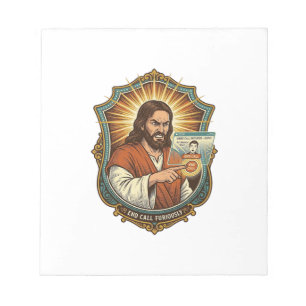 Jesus Per Ongewilde Videogesprek Bellen Sociale Me Notitieblok