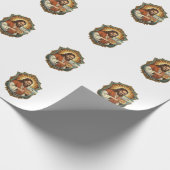 Jesus Per Ongewilde Videogesprek Dial Sociale Medi Cadeaupapier (Hoek)