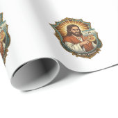 Jesus Per Ongewilde Videogesprek Dial Sociale Medi Cadeaupapier (Rol Hoek)