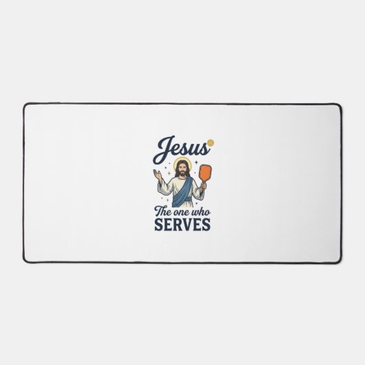 Jesus Pickleball De Persoon Die Dient Shirt Bureaumat (Voorkant)