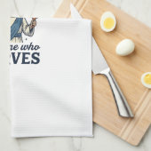 Jesus Pickleball De Persoon Die Dient Shirt Theedoek (Quarter Fold)