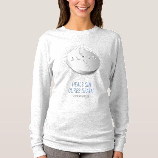 Jesus Pill -  geloof Bid Hope God T-shirt (Voorkant)