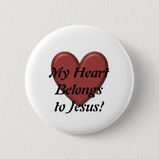 Jesus Pin Ronde Button 5,7 Cm (Voorkant)