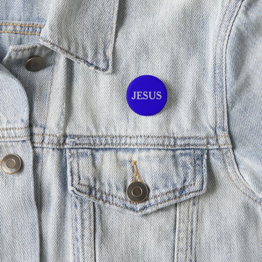 JESUS PINBACK BUTTON (In situ)