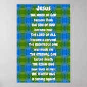 Jesus Poem Poster (Voorkant)