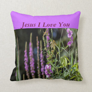 "Jesus" Polyester Sierkussen 16 x 16"