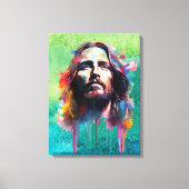 Jesus Portret Canvas Print (Voorkant)
