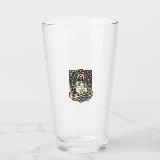 Jesus Postadres Hemel Jesus Postadres Hemel H Glas (Voorkant)