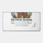 Jesus Postbode Levering Shirt Gebaseerd op het Gel Bureaumat (Keyboard & Muis)