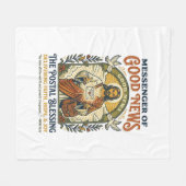 Jesus Postbode Levering Shirt Gebaseerd op het Gel Fleece Deken (Voorkant (Horizontaal))