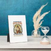 Jesus Postbode Levering Shirt Gebaseerd op het Gel Fotoplaat (Zijkant)