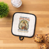 Jesus Postbode Levering Shirt Gebaseerd op het Gel Pannenlap (Top down)