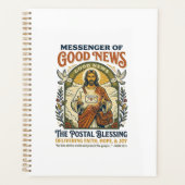 Jesus Postbode Levering Shirt Gebaseerd op het Gel Planner (Voorkant)