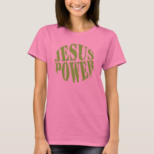Jesus Power T-Shirt (Voorkant)