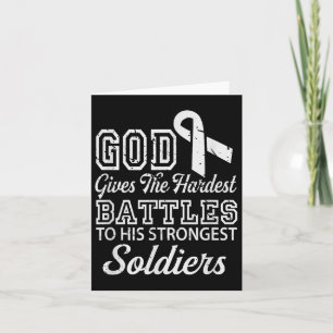 Jesus Prayer Lung Cancer Warrior Gift Lung Cancer Kaart