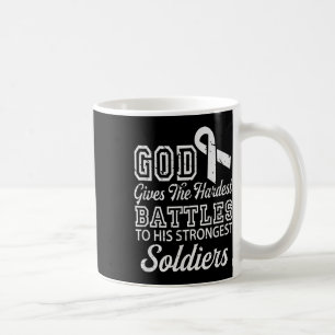 Jesus Prayer Lung Cancer Warrior Gift Lung Cancer Koffiemok