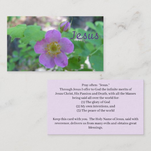 Jesus Prayer Standard, 3,5 x 2,0-inch Visitekaartj Visitekaartje (Voorkant / Achterkant)