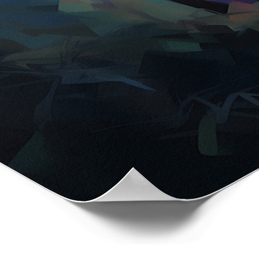 Jesus Praying Art Poster (Hoek)