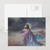 Jesus Praying at Gethsemane Briefkaart (Voorkant / Achterkant)