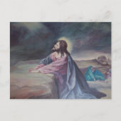 Jesus Praying at Gethsemane Briefkaart (Voorkant)