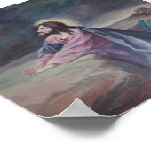 Jesus Praying at Gethsemane Poster (Hoek)