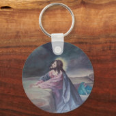 Jesus Praying at Gethsemane Sleutelhanger (Voorkant)
