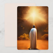 Jesus Prays in Gethsemane Bedankkaart (Voorkant / Achterkant)