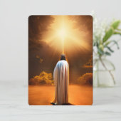 Jesus Prays in Gethsemane Bedankkaart (Staand voorkant)