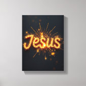 Jesus - Premium Wrapped Canvas (Glans) Afdruk (Voorkant)