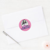 Jesus Pride T-shirt Ronde Sticker (Envelop)