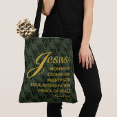 JESUS PRINCE OF PEACE Isaiah Scripts large Tote Bag (Dichtbij)