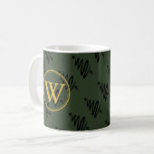 JESUS PRINS VAN DE VREDE Kerst Monogram Koffiemok (Voorkant links)