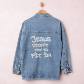 Jesus probeerde niet in te passen Leuke Graffiti G Denim Jacket (Hangar)