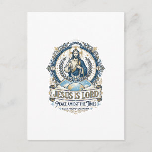 Jesus Profetie Eschatologie Vintage T-shirt Christ Briefkaart