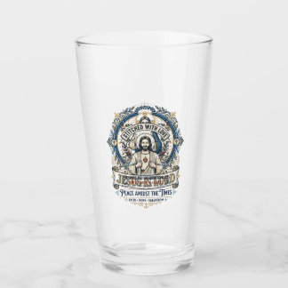 Jesus Profetie Eschatologie Vintage T-shirt Christ Glas