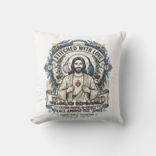 Jesus Profetie Eschatologie Vintage T-shirt Christ Kussen