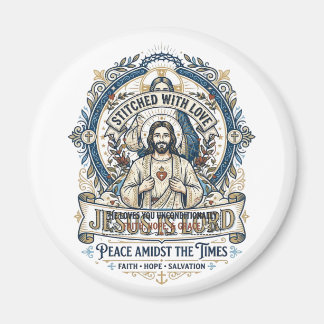 Jesus Profetie Eschatologie Vintage T-shirt Christ Magneet