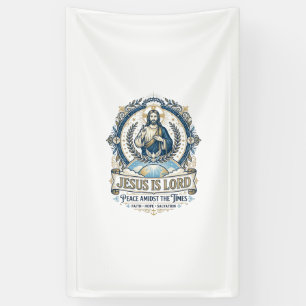 Jesus Profetie Eschatologie Vintage T-shirt Christ Spandoek