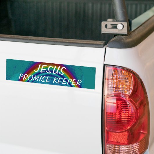 Jesus Promise Keeper Bumpersticker (Op Truck)