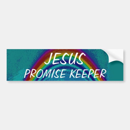 Jesus Promise Keeper Bumpersticker (Voorkant)